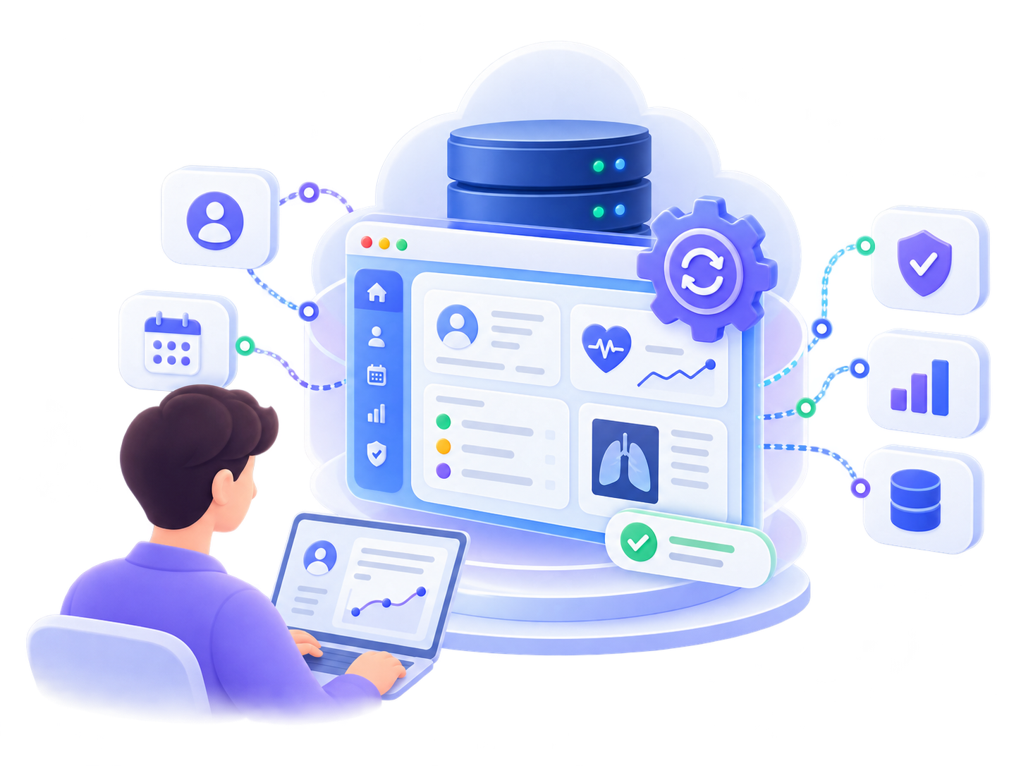 Human-controlled healthcare decisions supported by VAIIO operational intelligence